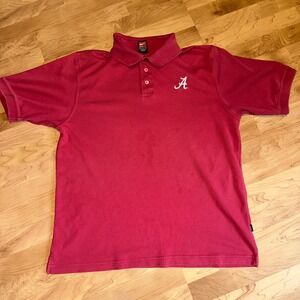 Vintage Team Nike Alabama‎ Crimson Tide Polo Shirt Athletic Fit XL